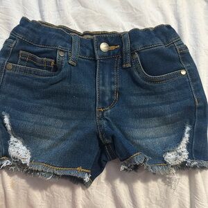 Denim shorts, dark blue. Brand new